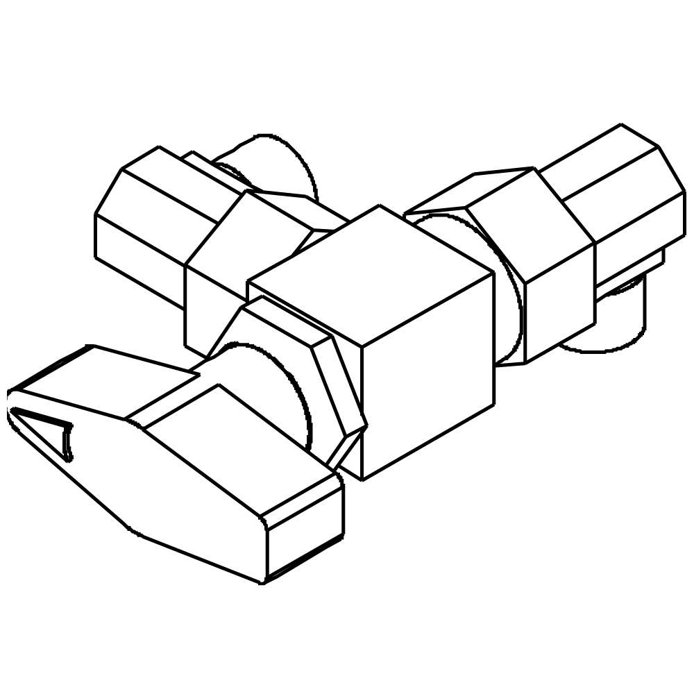 200317 3-way selector valve assembly