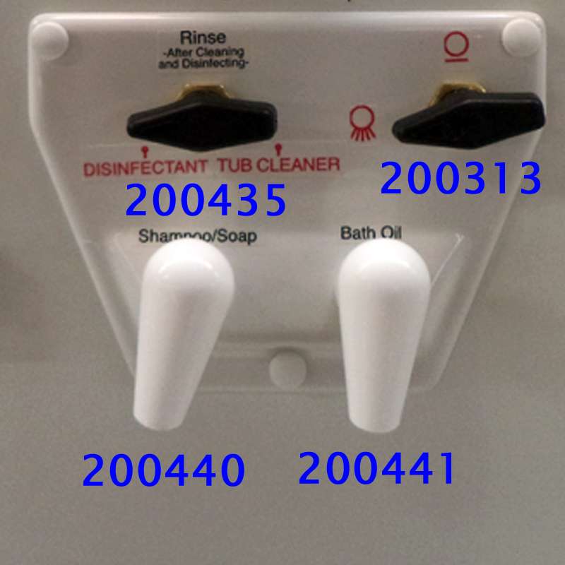 Beveled solutions panel with valves and pumps mounted