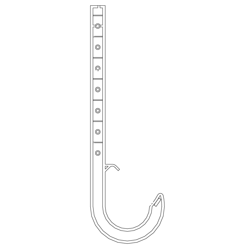 300162 2 inch J-Hook