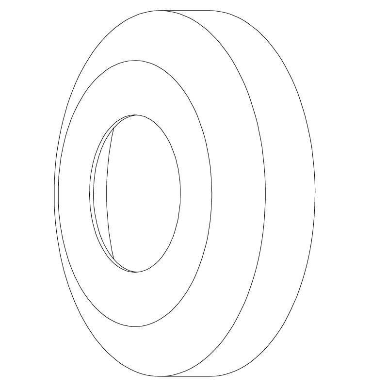 320423 chrome flange