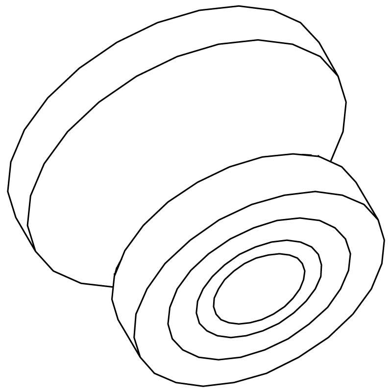 350279 chair wheel