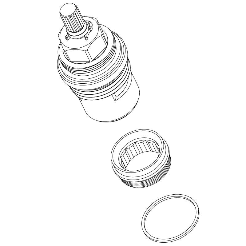 500161 3/4 inch valve cartridge and seat replacement kit