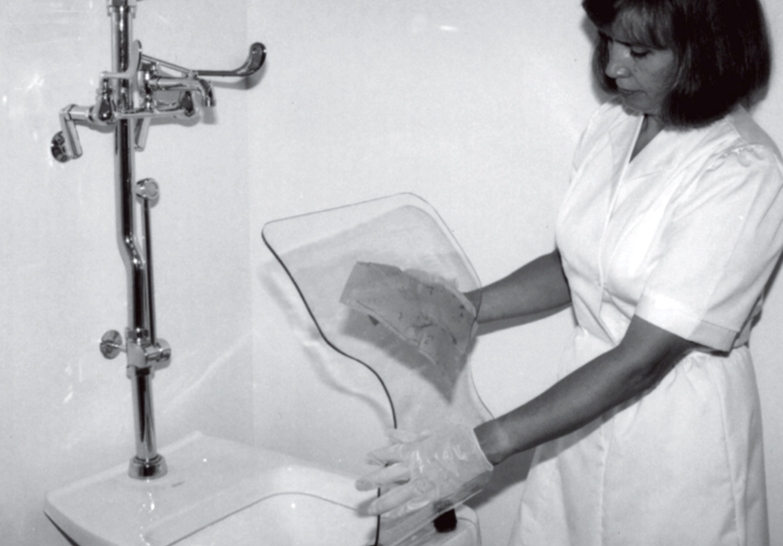 The Shield™ Splash Guard 2 Senior care professional cleaning Apollo Bath splash guard